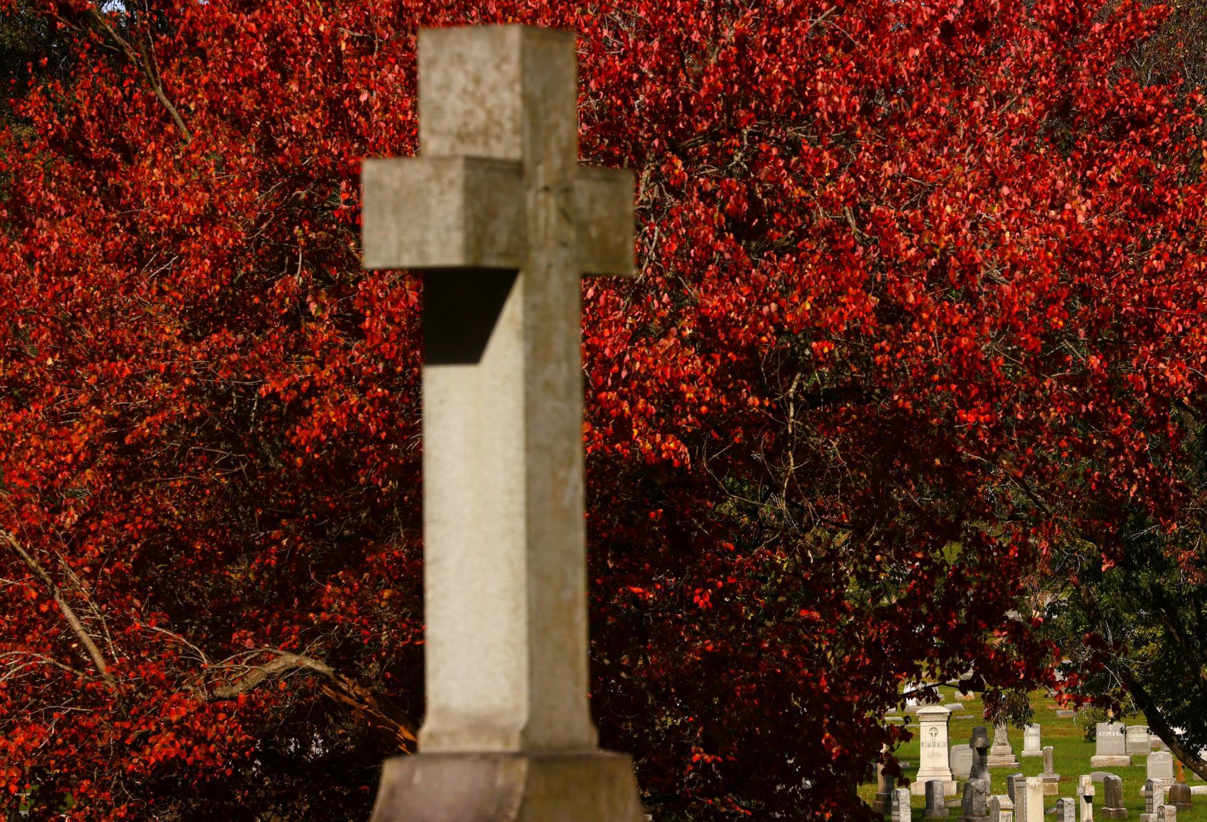 Autumn colors over Calvary